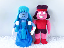 Load image into Gallery viewer, Custom Sapphire und Ruby Steven Universe plush
