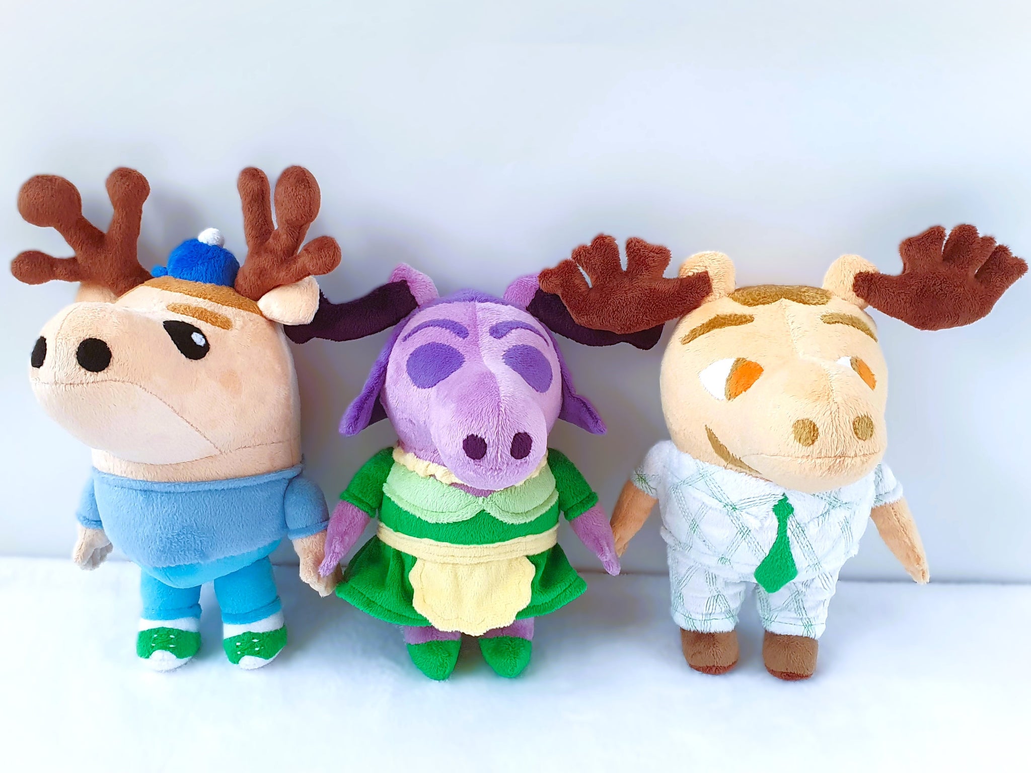 Custom handmade Moose and Zee plush AnnushkaToys Custom plush