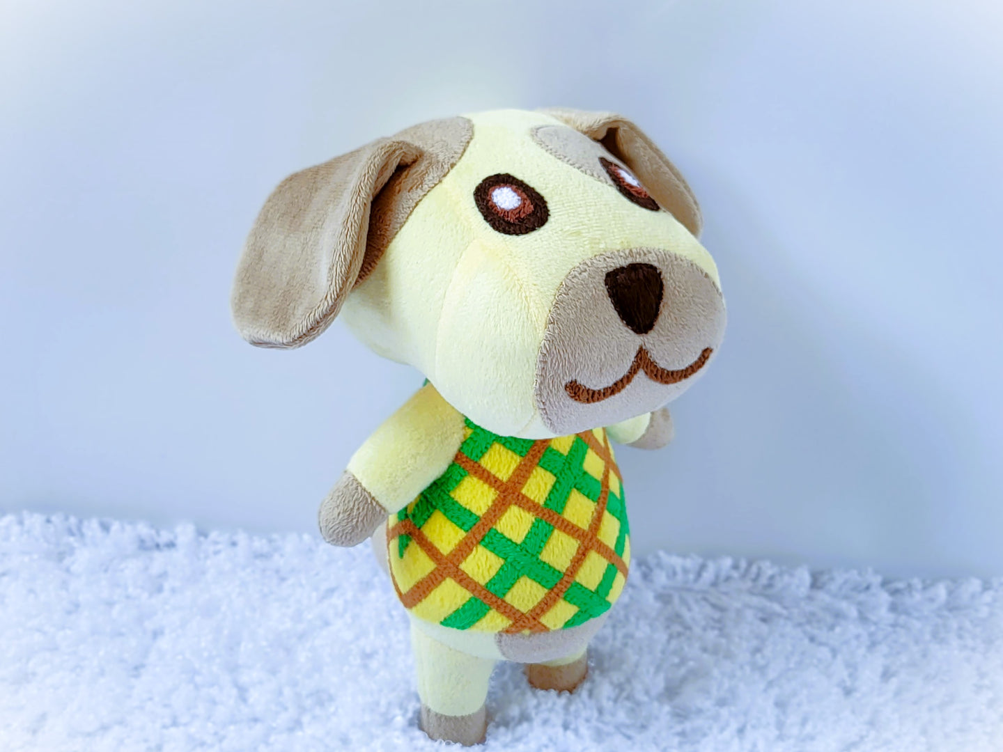 Handmade custom Goldie the dog plush