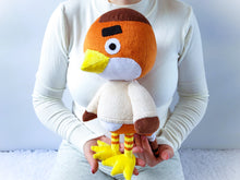 Load image into Gallery viewer, Handmade custom Anchovy the bird plush
