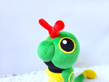 Load image into Gallery viewer, Custom Caterpie the caterpillar plush
