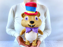 Load image into Gallery viewer, Custom Hatty the hamster Ruff-Ruff plush
