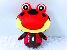 Load image into Gallery viewer, Handmade custom Drift the frog plush
