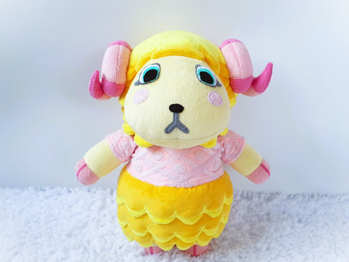 Handmade custom Willow the sheep plush