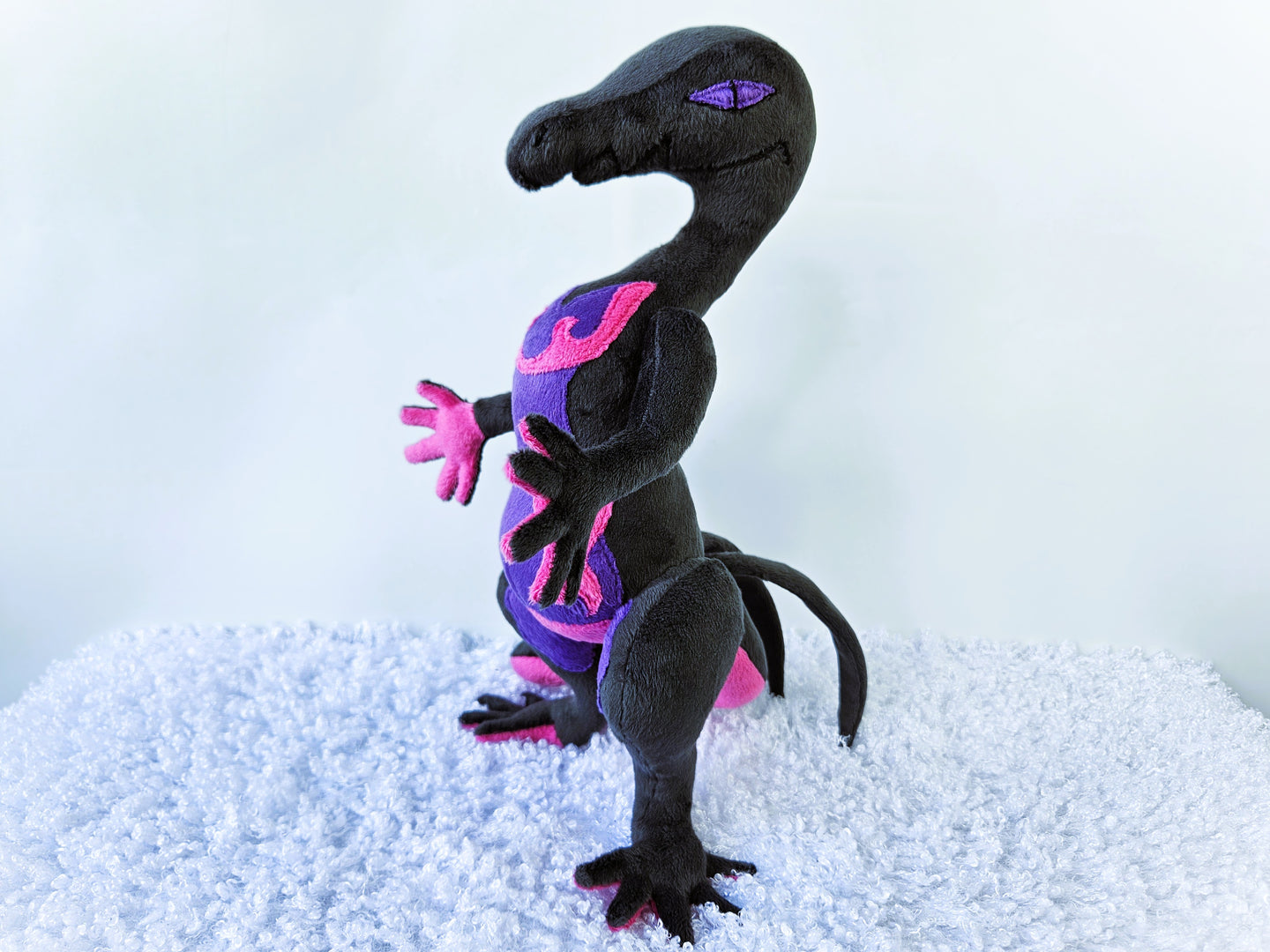 Handmade custom Salazzle dragon plush