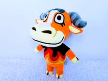 Load image into Gallery viewer, Handmade custom Agnus the bull plush
