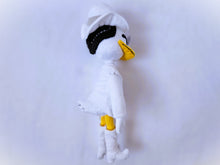 Load image into Gallery viewer, Handmade custom D. Rockerduck plush
