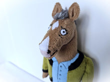 Load image into Gallery viewer, Custom Handmade Bojack Horseman plush
