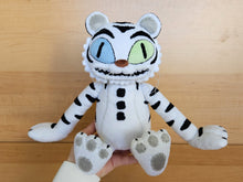 Load image into Gallery viewer, Custom handmade White Tiger Rock plush
