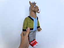 Load image into Gallery viewer, Custom Handmade Bojack Horseman plush

