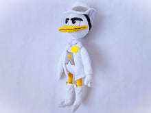 Load image into Gallery viewer, Handmade custom D. Rockerduck plush
