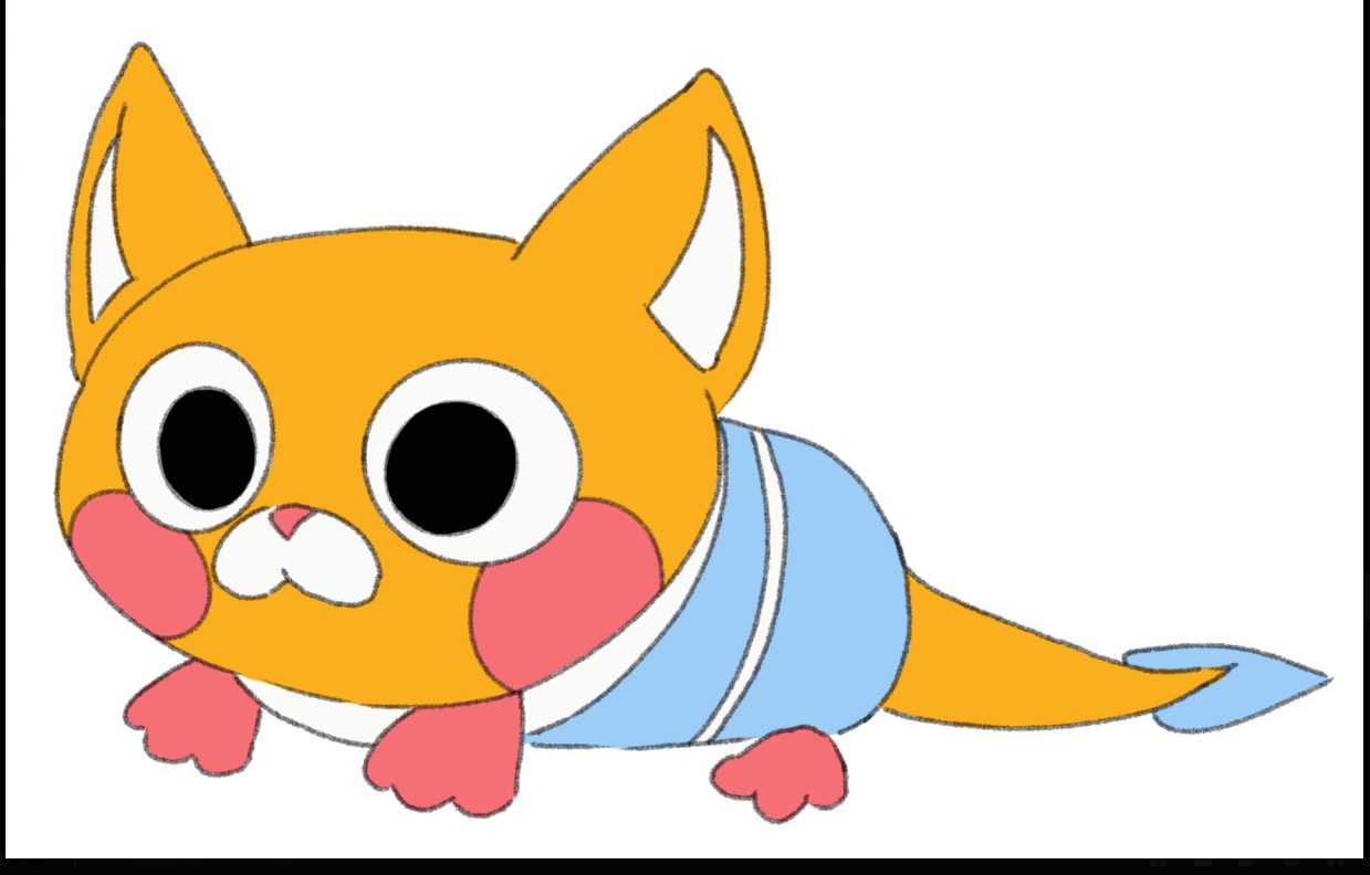 Custom cat plush from drawing