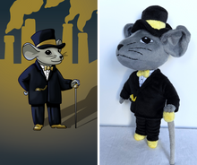 Load image into Gallery viewer, Custom animal plush from picture in a cartoon style
