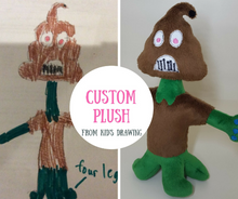 Load image into Gallery viewer, Custom plush from drawing
