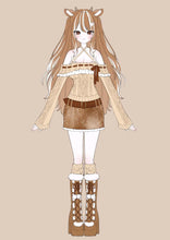Load image into Gallery viewer, Handmade Chibi doll plush from picture
