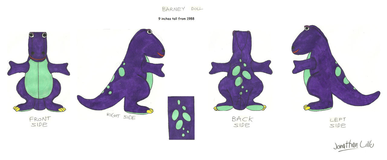 Custom Barney plush from the picture