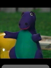 Load image into Gallery viewer, Custom Barney plush from the picture
