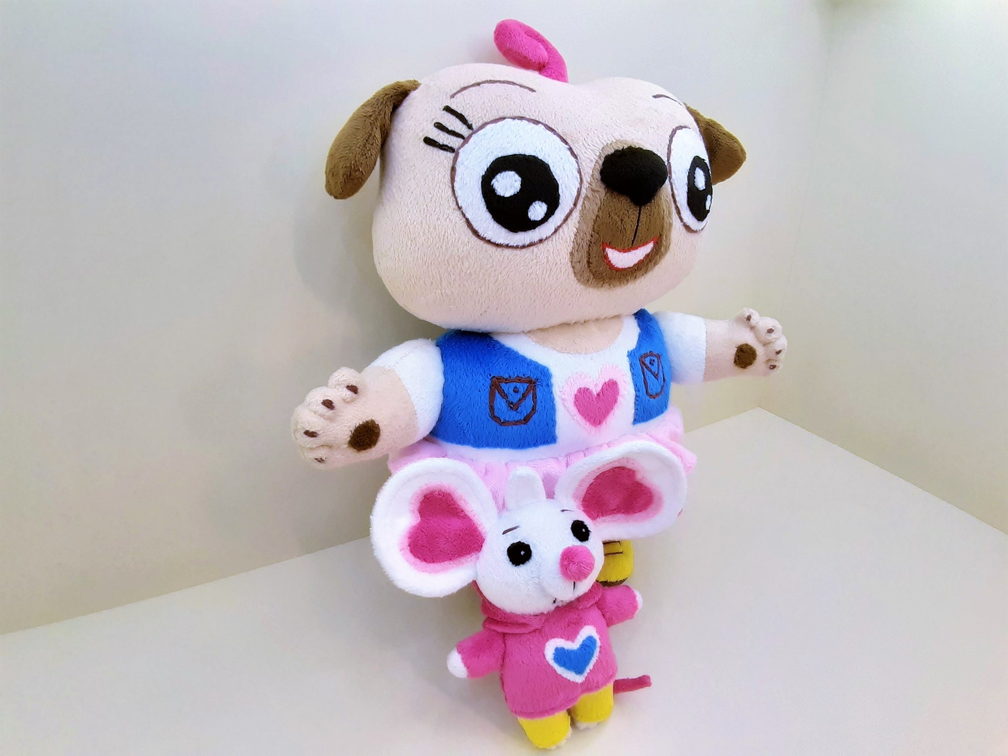 Made to Order Chip and Potato Stuffed Animals Netflix TV Show Characters.  Custom Made. 