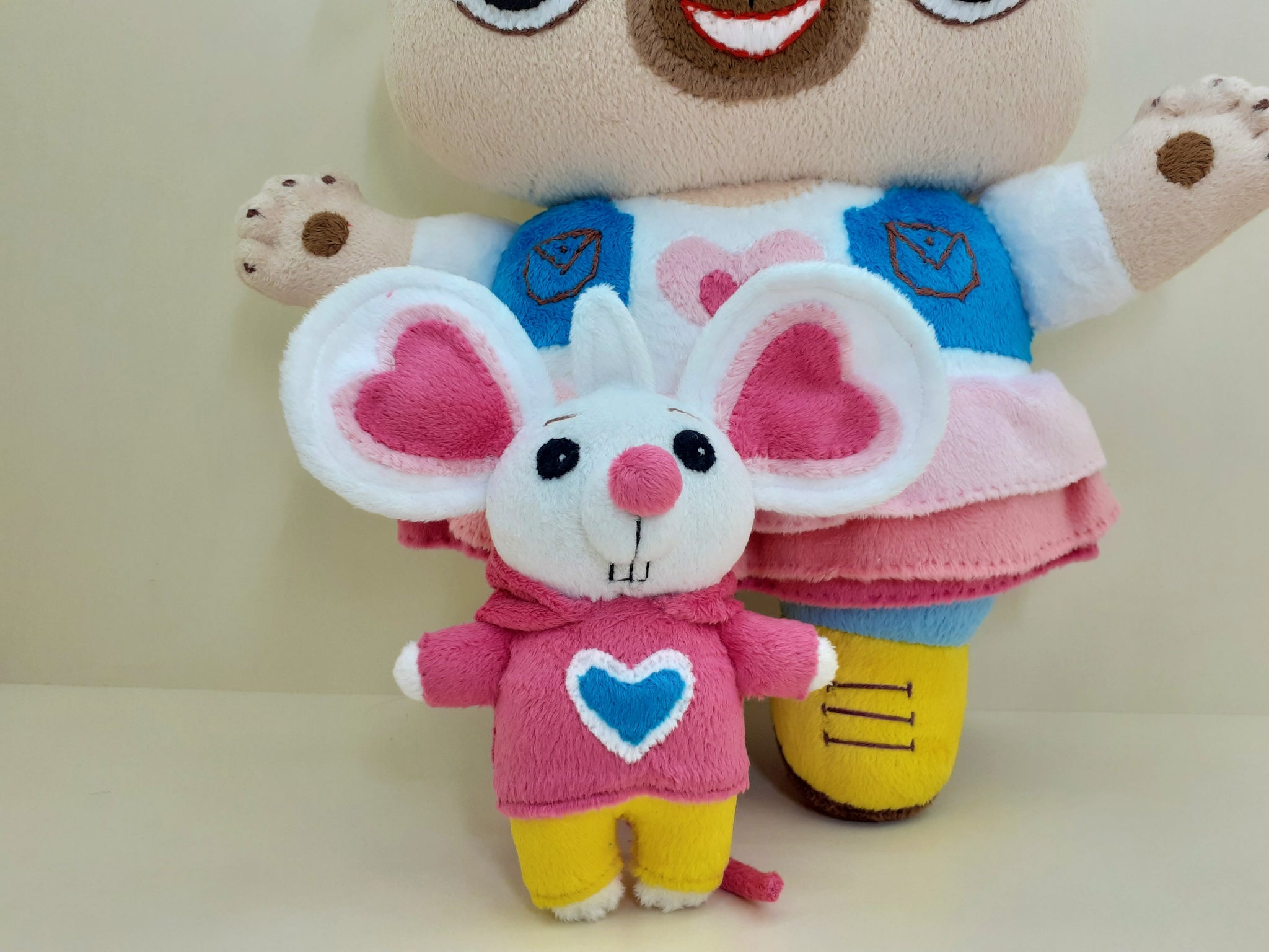 Set of 2 Toys Set of 3 Toys Chip and Potato Plush Toys & a Snuggly Bag  Handmade Made to Order -  Israel
