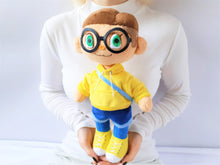 Load image into Gallery viewer, Custom Human Villager plush from picture
