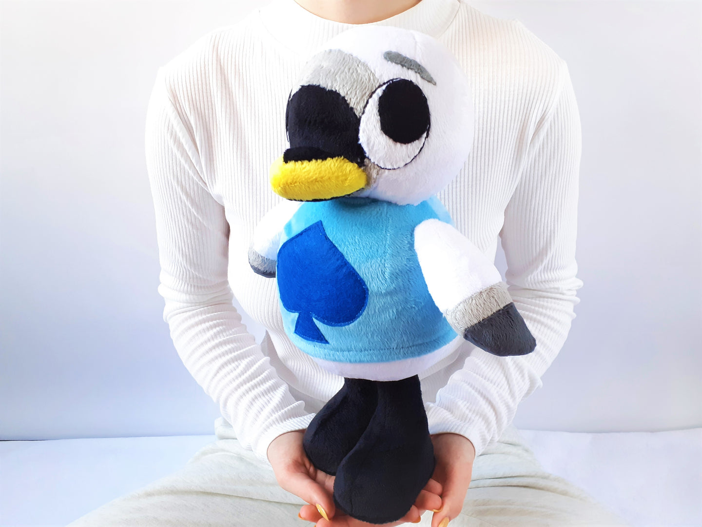 Custom Wade the penguin plush home decor