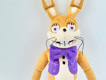 Load image into Gallery viewer, Custom handmade Glitchtrap plush
