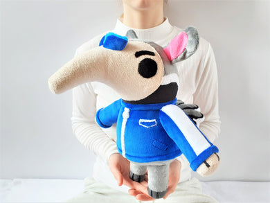 Handmade custom Snow Stalker plush – AnnushkaToys Custom plush