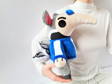 Load image into Gallery viewer, Custom Antonio the anteater plush
