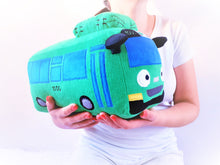 Load image into Gallery viewer, Handmade custom Tayo plush the little bus home decor
