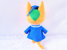 Load image into Gallery viewer, Handmade custom Tangy the cat plush
