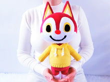 Load image into Gallery viewer, Handmade custom Rudy the cat plush
