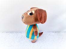 Load image into Gallery viewer, Handmade custom Bea the dog plush
