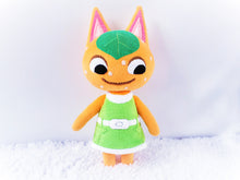 Load image into Gallery viewer, Handmade custom Tangy the cat plush
