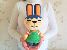 Load image into Gallery viewer, Handmade custom Pippy the rabbit plush
