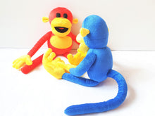 Load image into Gallery viewer, Custom 2 stuffed monkeys toys
