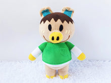 Load image into Gallery viewer, Handmade custom Spork the pig Animal Crossing plush
