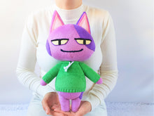 Load image into Gallery viewer, Handmade custom Bob the cat plush
