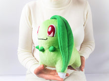 Load image into Gallery viewer, Custom Chikorita plush
