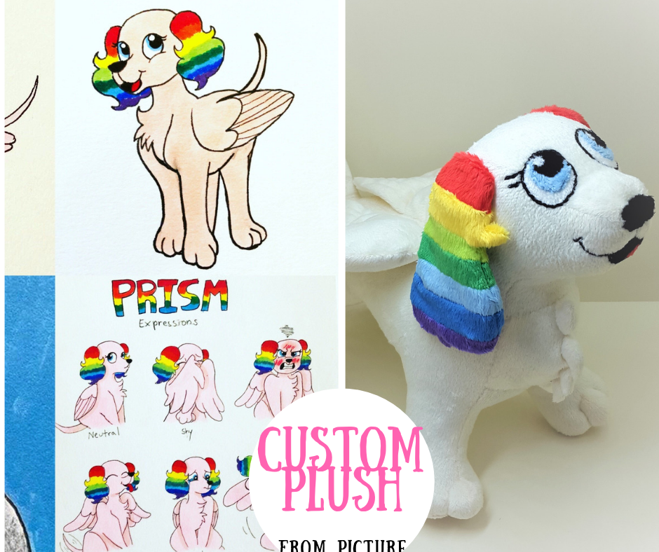Custom plush from kids drawing – AnnushkaToys Custom plush