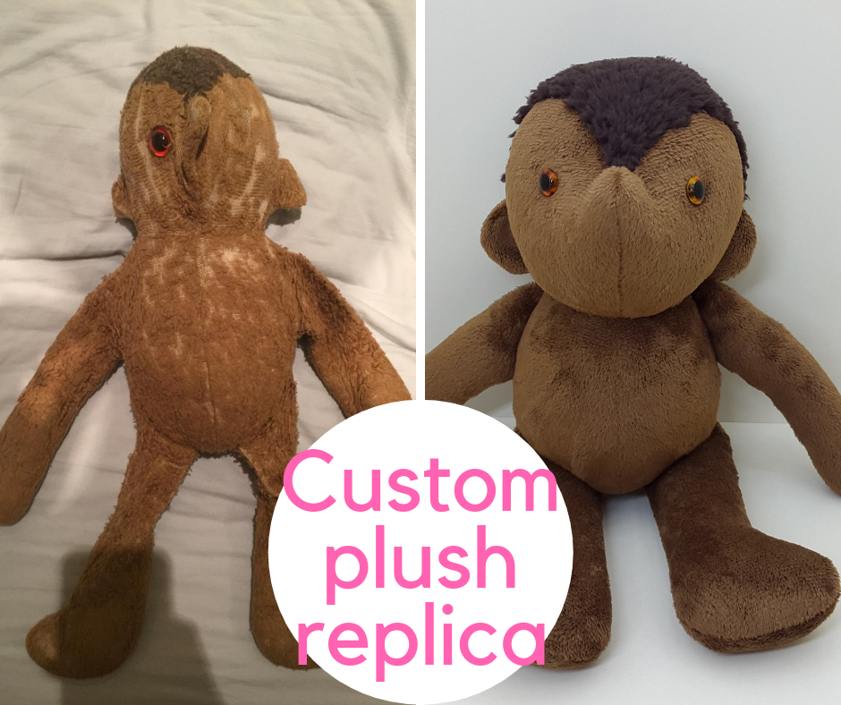 Custom replica plush from your photo home decor