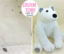 Load image into Gallery viewer, Custom plush from kids drawing
