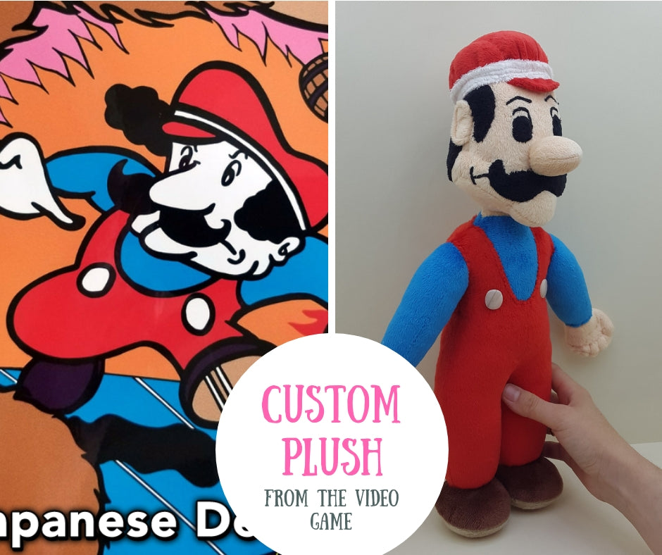 Custom plush from drawing