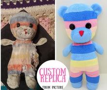 Load image into Gallery viewer, Custom replica plush from your photo home decor
