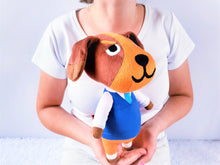 Load image into Gallery viewer, Handmade custom Butch the dog plush
