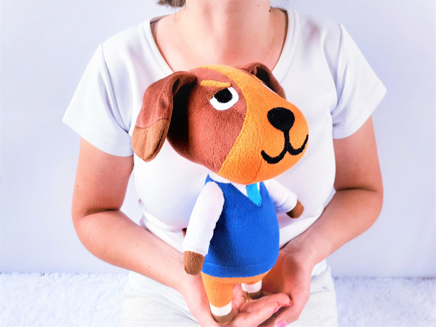 Handmade custom Butch the dog plush