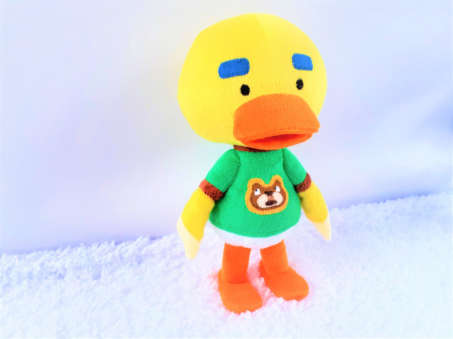 Handmade custom Joey the duck plush