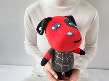 Load image into Gallery viewer, Handmade custom Cherry the dog plush
