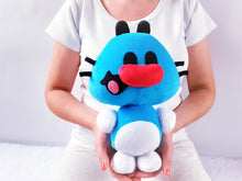 Load image into Gallery viewer, Funny blue cat plush
