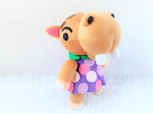 Load image into Gallery viewer, Custom Bubbles the hippo plush
