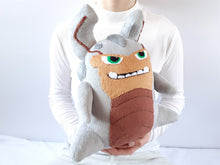 Load image into Gallery viewer, Custom Earth Slug plush Slugterra toy
